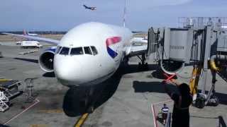 British Airways 777-200Er Arrival Marshalling - Seatac Airport Seaksea