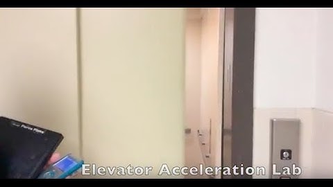 Elevator Acceleration Lab