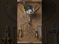 Majestic Phoenix Metal Casting Art 🔥🦅 #Shorts #asmr