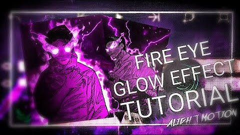 Fire eye glow effect | Tutorial | Alight Motion