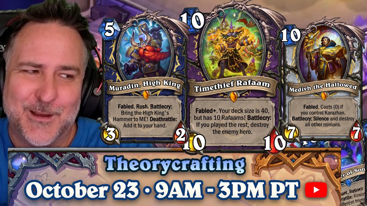 NEW CARDS, NEW DECKS. THEORYCRAFTING LIVE! 🔥  | Wowhobbs