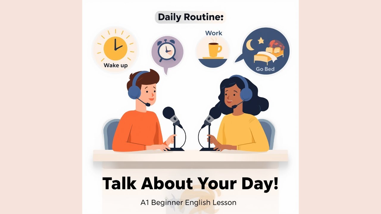 Daily Routine Talk Daily Routine A1 English Talk About Your Day - YouTube