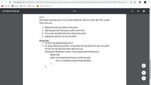 [CN JAVA] Lab 5 (ArrayList) - Bài 3