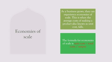 GCSE Business (AQA) - Expanding a business