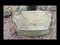 In the Woods With The Finnish Army Gas Mask Bag