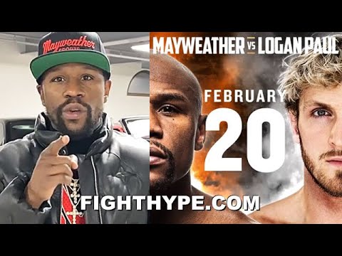Floyd Mayweather is fighting Logan Paul in February