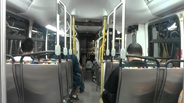 Ride on LACMTA Silver Line NABI Metro 45C-LFW CNG [720p]