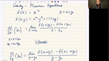 Cauchy Riemann (Introduction)