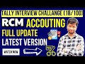 Tally Interview Challenge (Day 18/100) | RCM Entries in Tally Prime – No More Confusion!