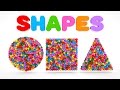 Learn shapes with colorful balls  shapes  colorss collection