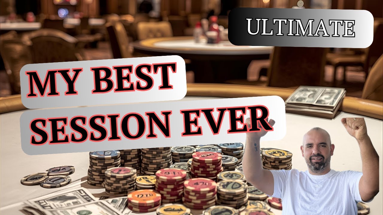 Ultimate Texas Hold'em ! My Best Session Ever
