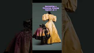 Recreating an 1890s Beaded Victorian Capelet pt 2 #historical #victorianfashion #1890s #pansyproject
