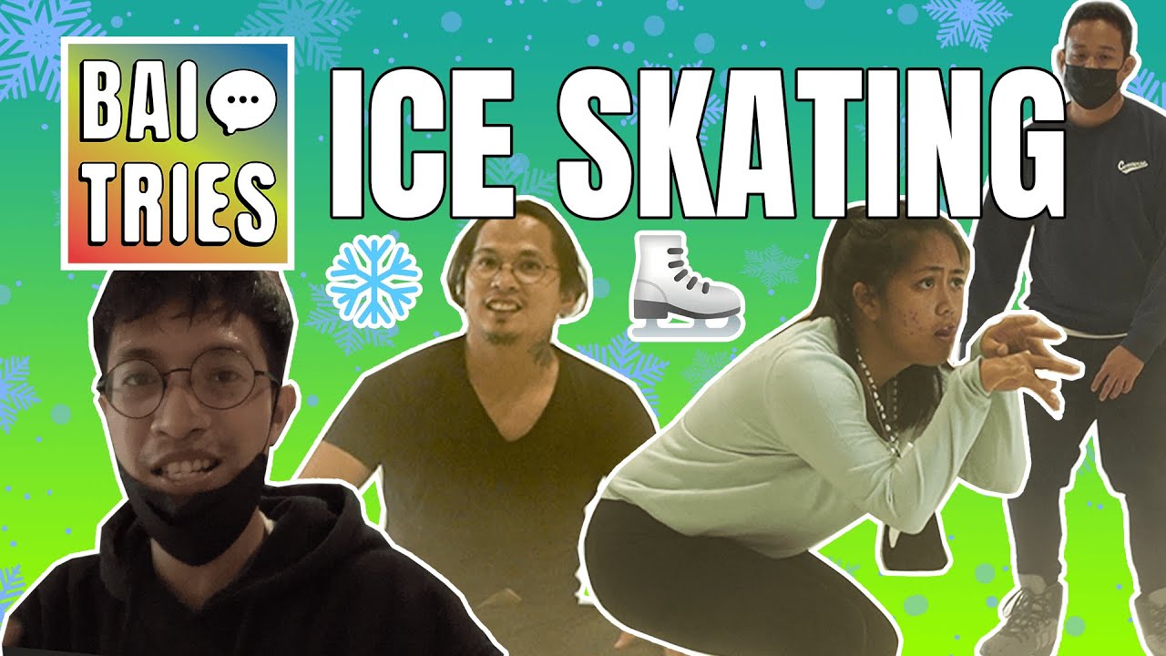 Ice Skating with the BAIKADAS (Professional Yarn?!) | Bai Tries