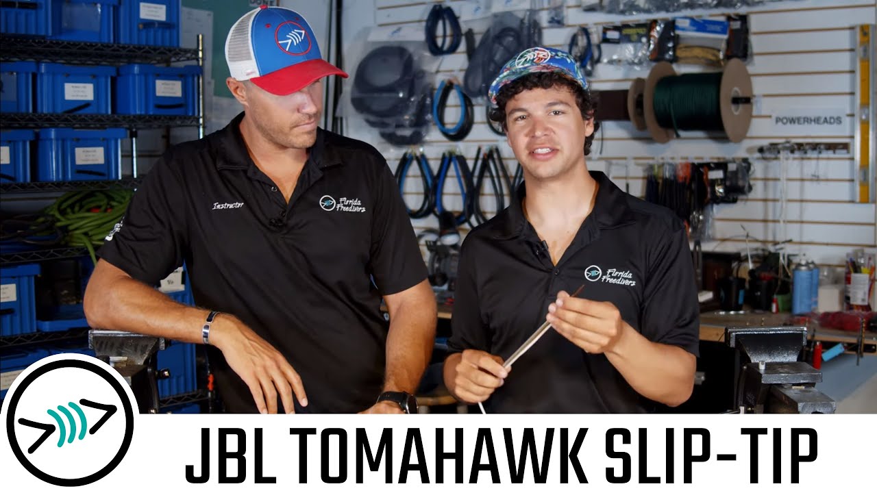 freediving techniques JBL Tomahawk Polespear Slip Tip - Florida Freedivers