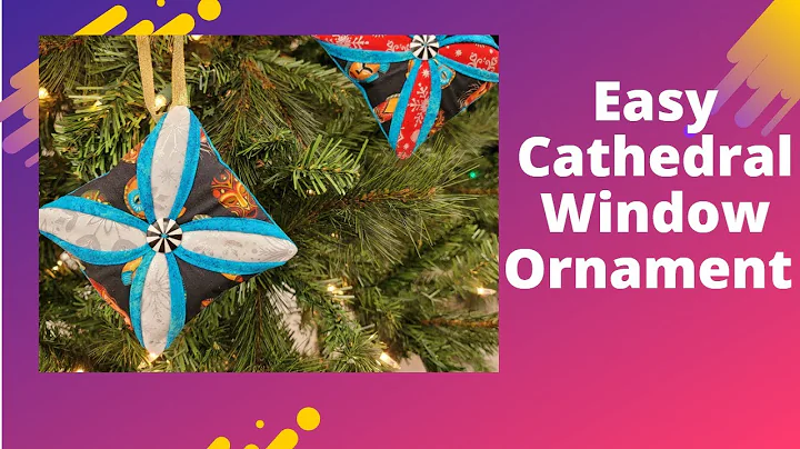 Fast and Fun Cathedral Window Ornament