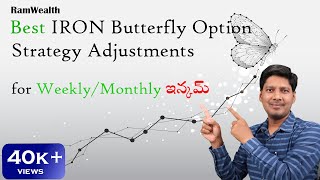 Best IRON Butterfly Option Strategy Adjustments in Telugu | for Weekly/Monthly Income