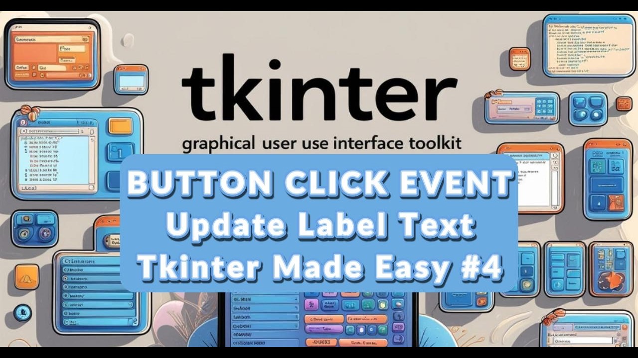 Master Tkinter Button 🔥 | Update Label Using config() | Python GUI ...