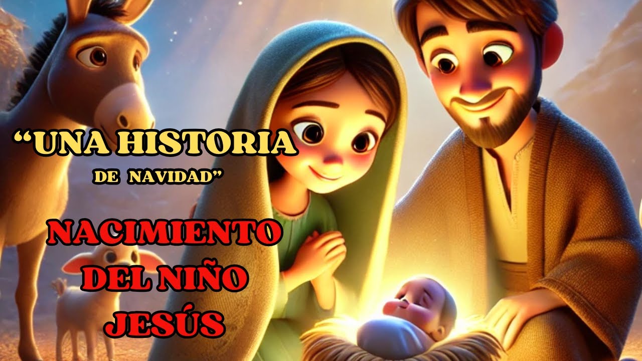 HISTORIA DE NAVIDAD PARA NIÑOS🎄 |EL NACIMIENTO DEL NIÑO JESÚS | CUENTOS ...