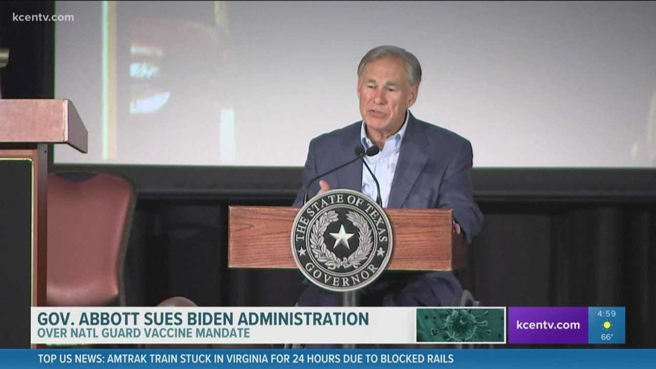 Gov. Abbott sues Biden administration - YouTube