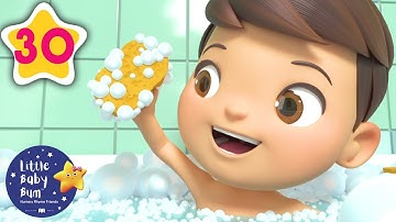 Bath Time Song | Kids Cartoons | Nursery Rhymes & Kids Songs | Lellobee Play and Learn