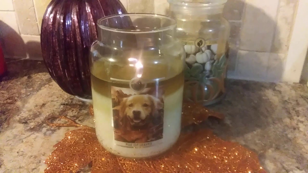 Pile Of Leaves🍃 Goose Creek Candle review sept 2019 YouTube