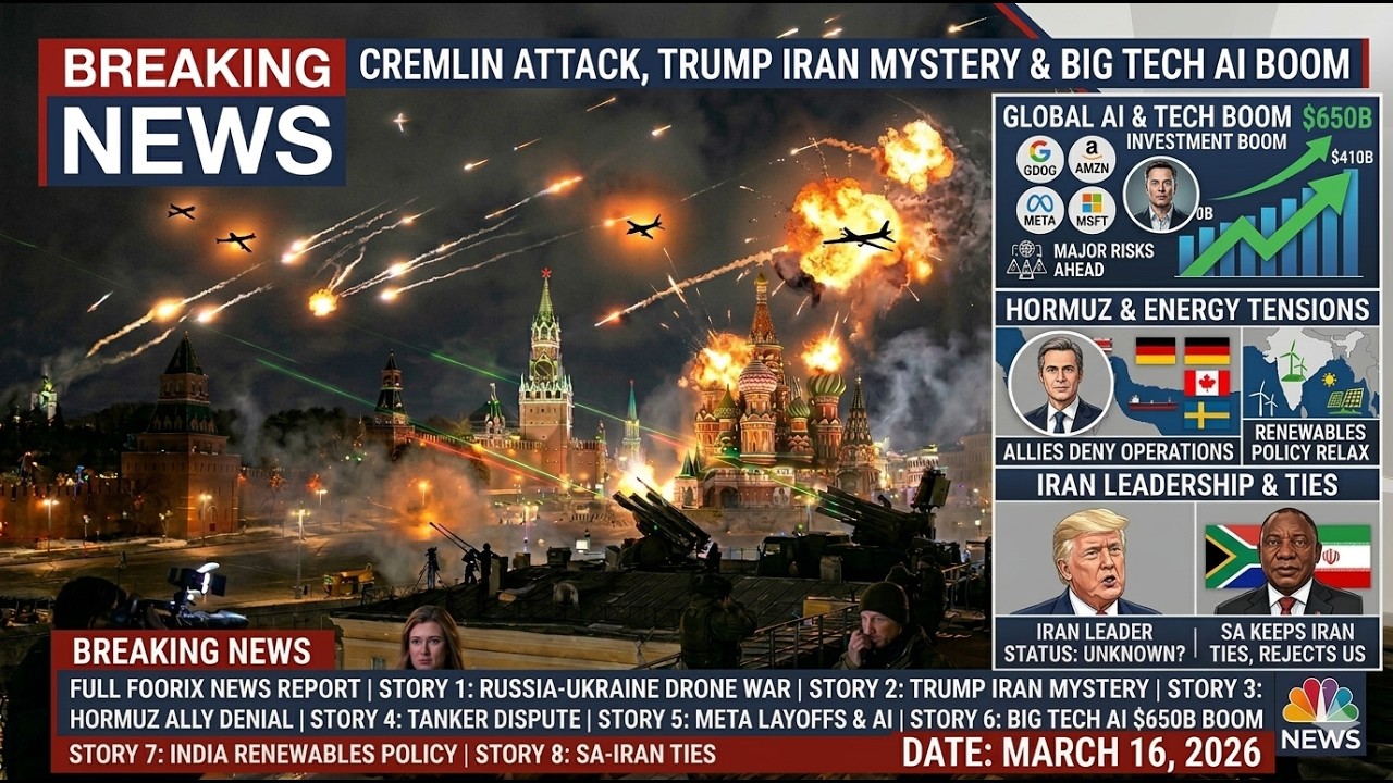 Breaking News Today – March 16, 2026 | Global Headlines - YouTube