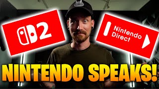 Switch 2 AND Nintendo Direct Announcement! IT'S HAPPENING!