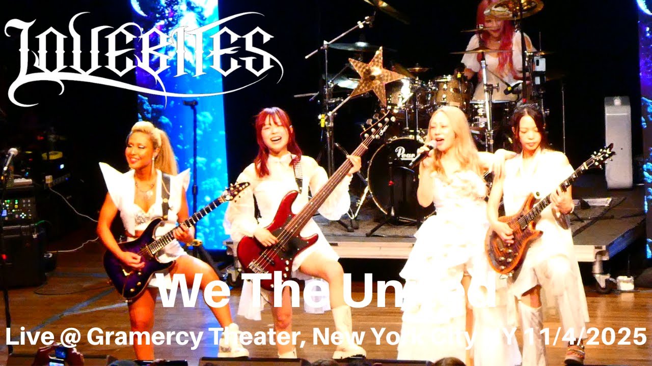 LOVEBITES - We the United LIVE @ Gramercy Theater New York City NY 11/4/2025