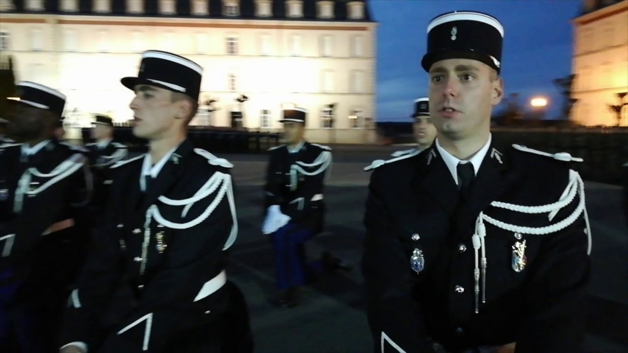 Cérémonie de baptême de promotion 1 ere cie 491ème promotion école de Gendarmerie de Chaumont