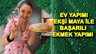 Ev Yapimi Ekşi̇ Maya İle Ekmek Yapimi - Doğal Ekşi Maya Ile Ekmek