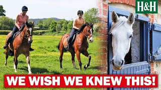 Famous 10 Things We Wish We Knew When We Started Horse Riding! Wealth