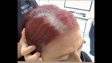 APRENDE A RETOCAR CANAS EN CABELLO ROJO. ESTAMOS EN VIVO