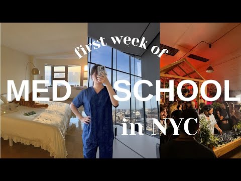 First Week Of Med School | Moving To Nyc 첫 의대생 브이로그