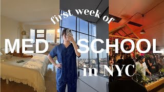 First Week of Med School | Moving to NYC 첫 의대생 브이로그