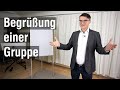 Begrüßung einer Gruppe // Anno Lauten