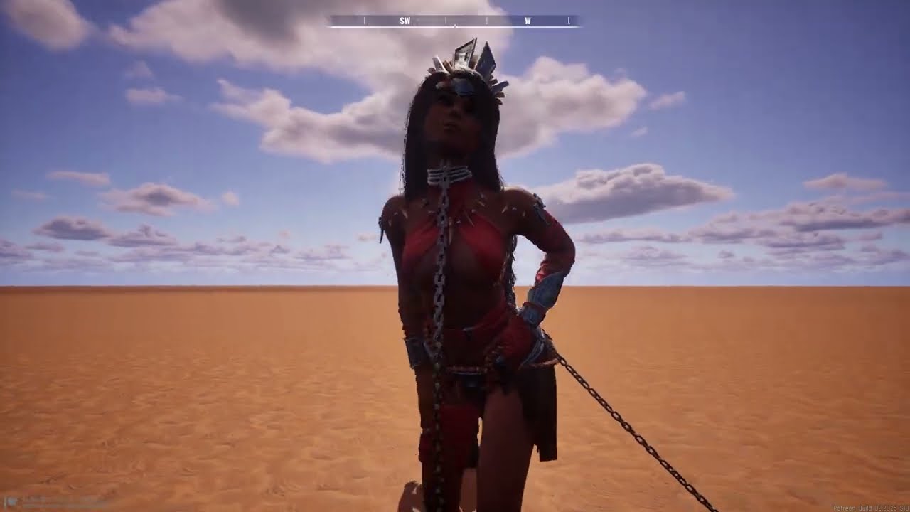 How to attach chains to the character in Wild Life Game