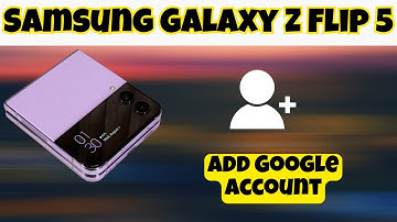 Add Google Account Samsung Galaxy Z Flip 5 || How to add google account || Google account settings