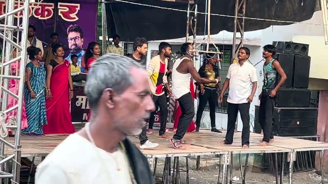 संध्याकाळची हजेरी 😍✌🏻सोमनाथ भाऊ नगरदेवळेकर लोकनाट्य तमाशा मंडळ दि.७-८-२५ वाघरे ता.पारोळा 💥💥