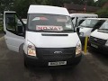 2013-13 FORD TRANSIT, SWB SEMI HIGH ROOF, PREMIER VAN SALES, STOCKPORT