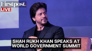 LIVE: Bollywood Actor Shah Rukh Khan Speaks at the World Government Summit 2024 in Dubai
