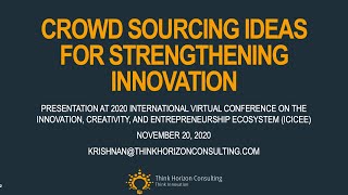 Crowd sourcing ideas for Strengthening innovation