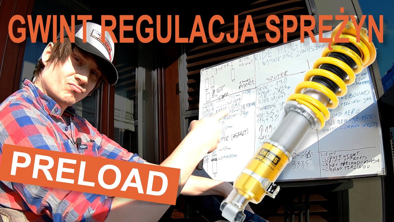 Sprężyna w zawieszeniu gwintowanym, preload, napięcie wstępne | radzio FLAT OUT