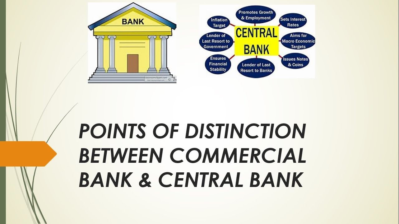 central bank and commercial bank assignment