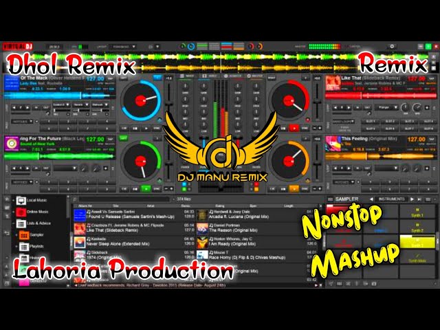 Nonstop Punjabi Mashup Lahoria Production Remix ft Dj Manu New Punjabi Song 2024 class=