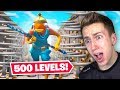 I attempted a 500 level Fortnite Deathrun...