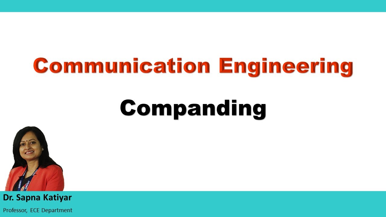 Communication Engineering - Companding - YouTube