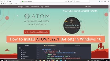 How to Download & Install ATOM 1.22.1 (64-bit) in Windows 10 Fall Creator Update
