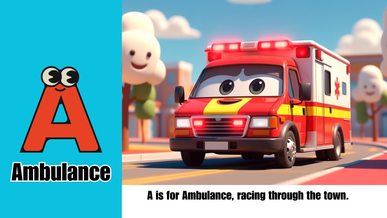 🚦 ABC Vehicles Song A to Z | Transportation for Toddlers | Energypac ...