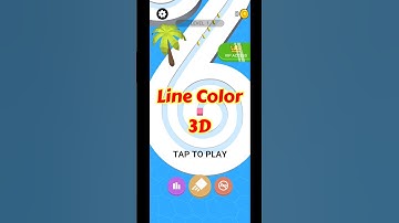 Line Color 3D Gameplay #linecolor3d #linecolor #puzzlegame #androidgames #offlinegames #platformer