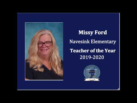 2019-2020 Navesink Elementary School Teacher of the Year: Melissa Ford